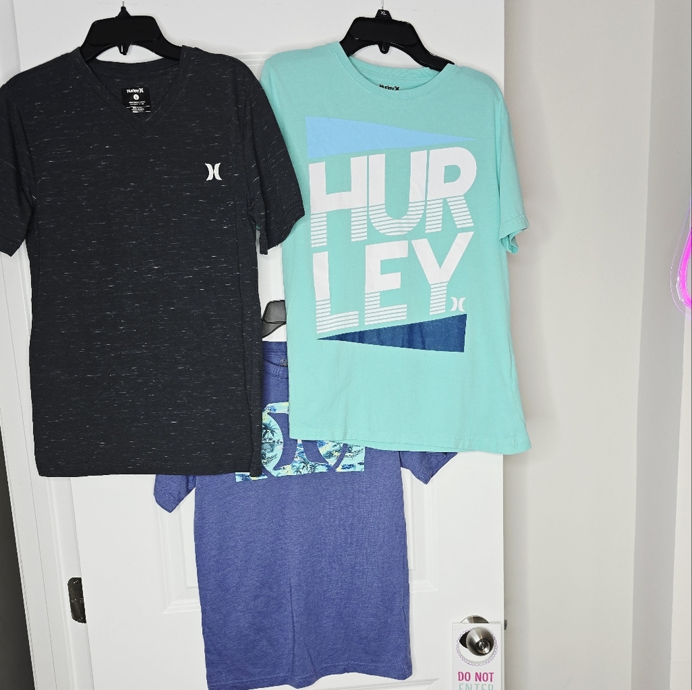 Boys Hurley Short Sleeve Tees - Picture 6 of 9